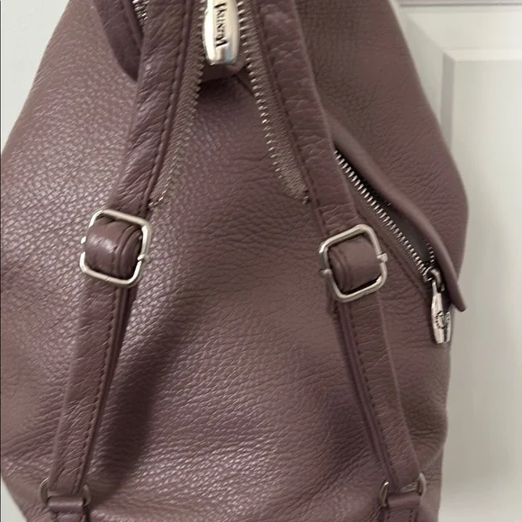 Valentina Dusty Rose Leather Backpack - Picture 8 of 9